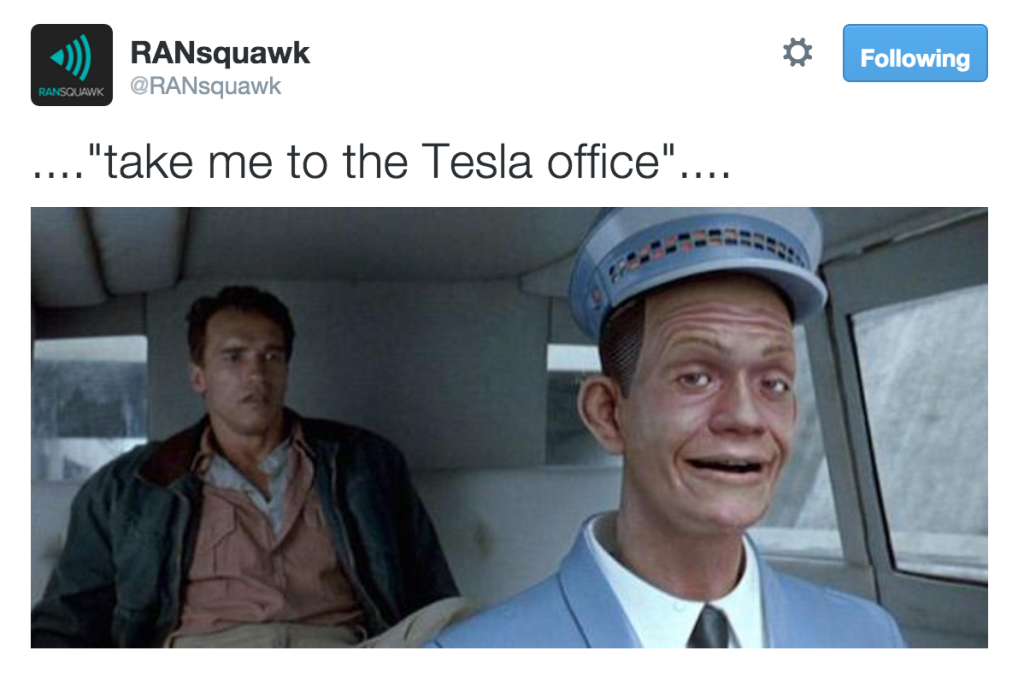 Take me to the Tesla office